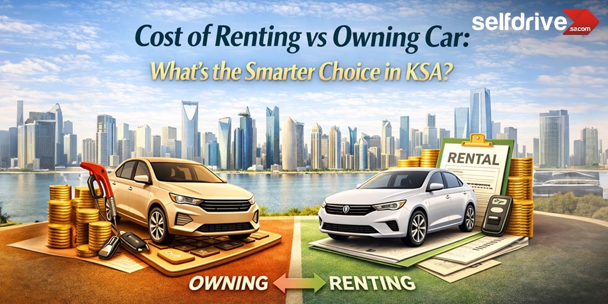 cost of renting, saudi, riyadh, owning car